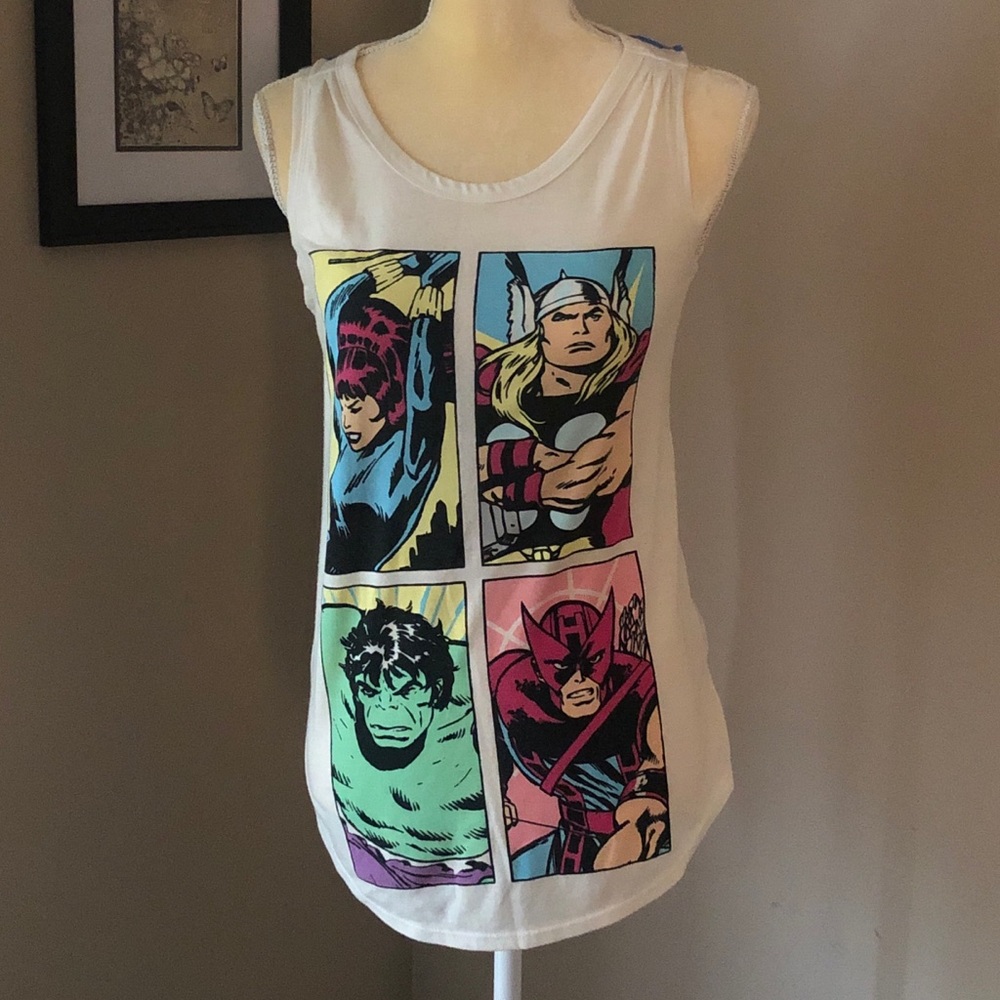 Mighty Fine Avengers Tank Top XS